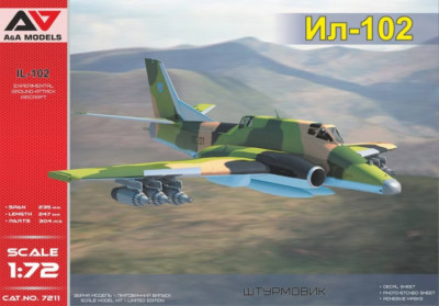 A&A Models 7211 IL-102 Ground Attack Aircraft Maßstab 1:72
