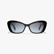 CHANEL Women's Gold Cat Eye Sunglasses for sale | eBay