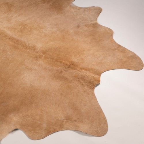 Brazilian Beige Cowhide Rug Size 7.5" L x 6'10" W 7449 - Picture 4 of 8