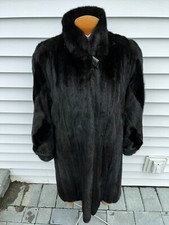Gorgeous Redesigned Black Mink Coat With A Hood