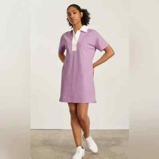 Everlane Mauve Short Sleeve Polo Dress S NWT