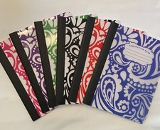 Set Of 6 Paisley Composition Books