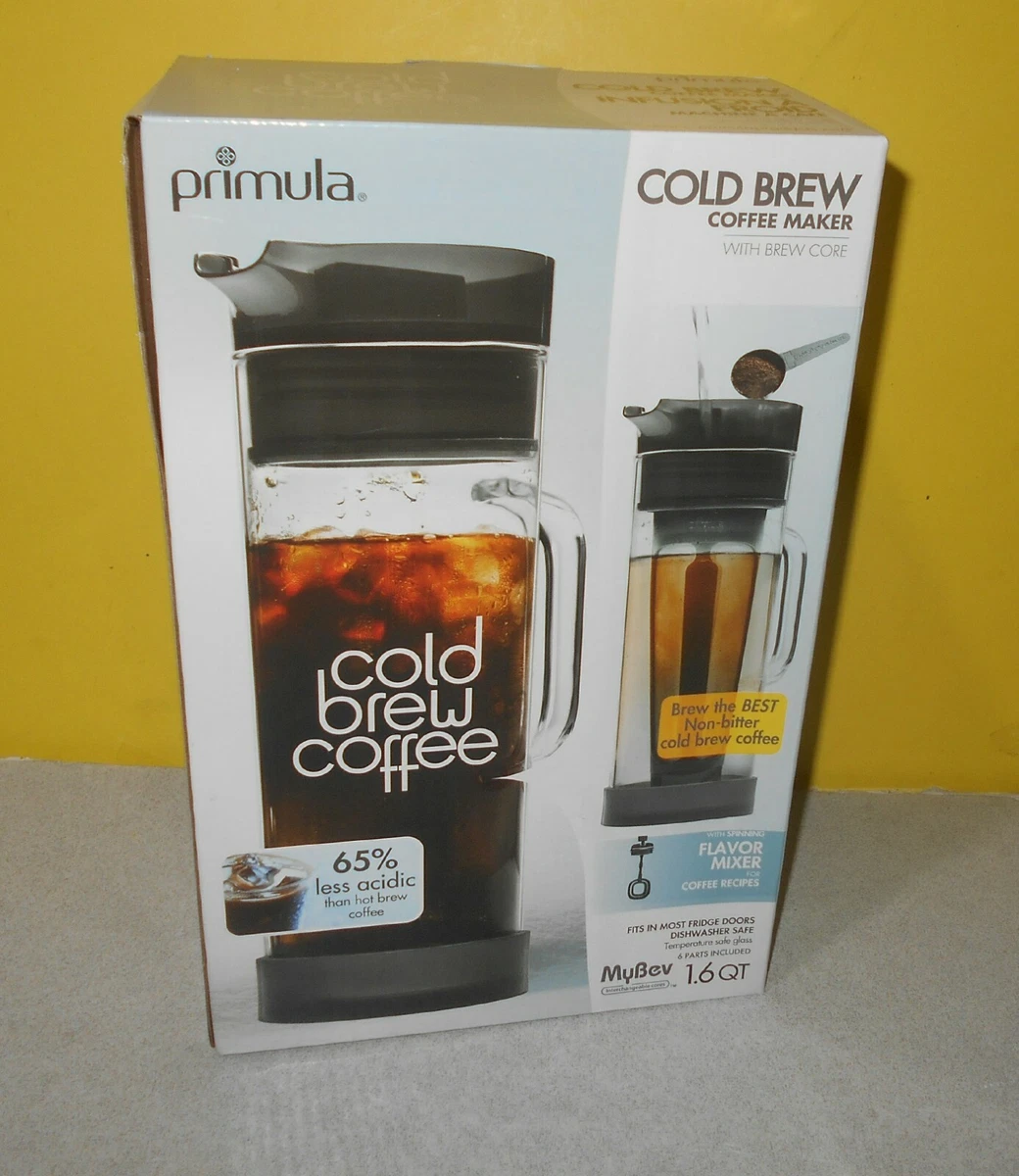 PRIMULA COLD BREW COFFEE MAKER WITH SPINNING FLAVOR MIXER, 1.6 QT