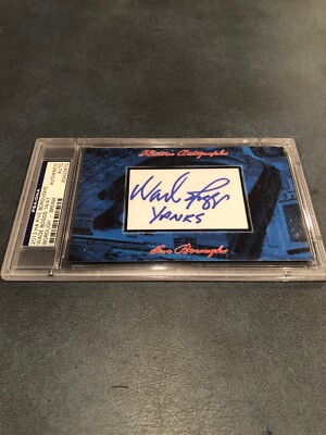 Wade Boggs 14/47 2013 Historic Autographs Five Boroughs