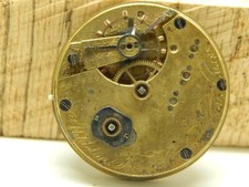 Antique Waltham Pocket Watch Movement 10s 15j Grade AT Co Circa 1869 LOW RUN