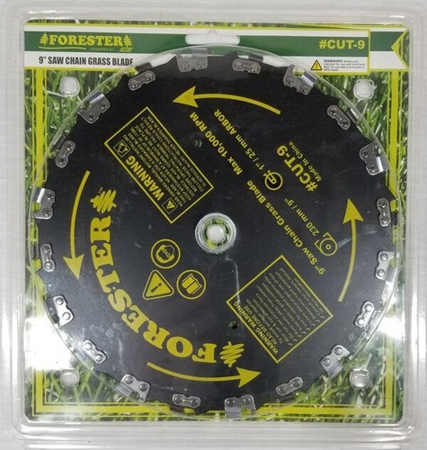 9 "CORTADORAS DE CEPILLO SIERRA DE CADENA HOJA DE DIENTES, 1" y 20 mm RECORTADORAS RECTAS DE ÁRBOL" - Imagen 2 de 4