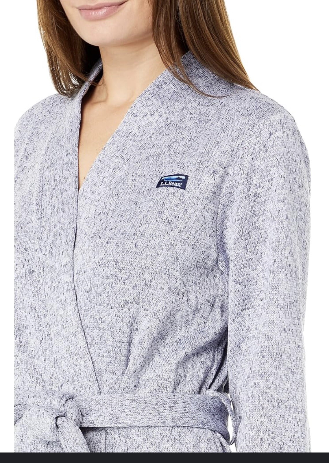 LL Bean Robe Womens Size Large lightweight Blue Warm Cozy Comfort eBay