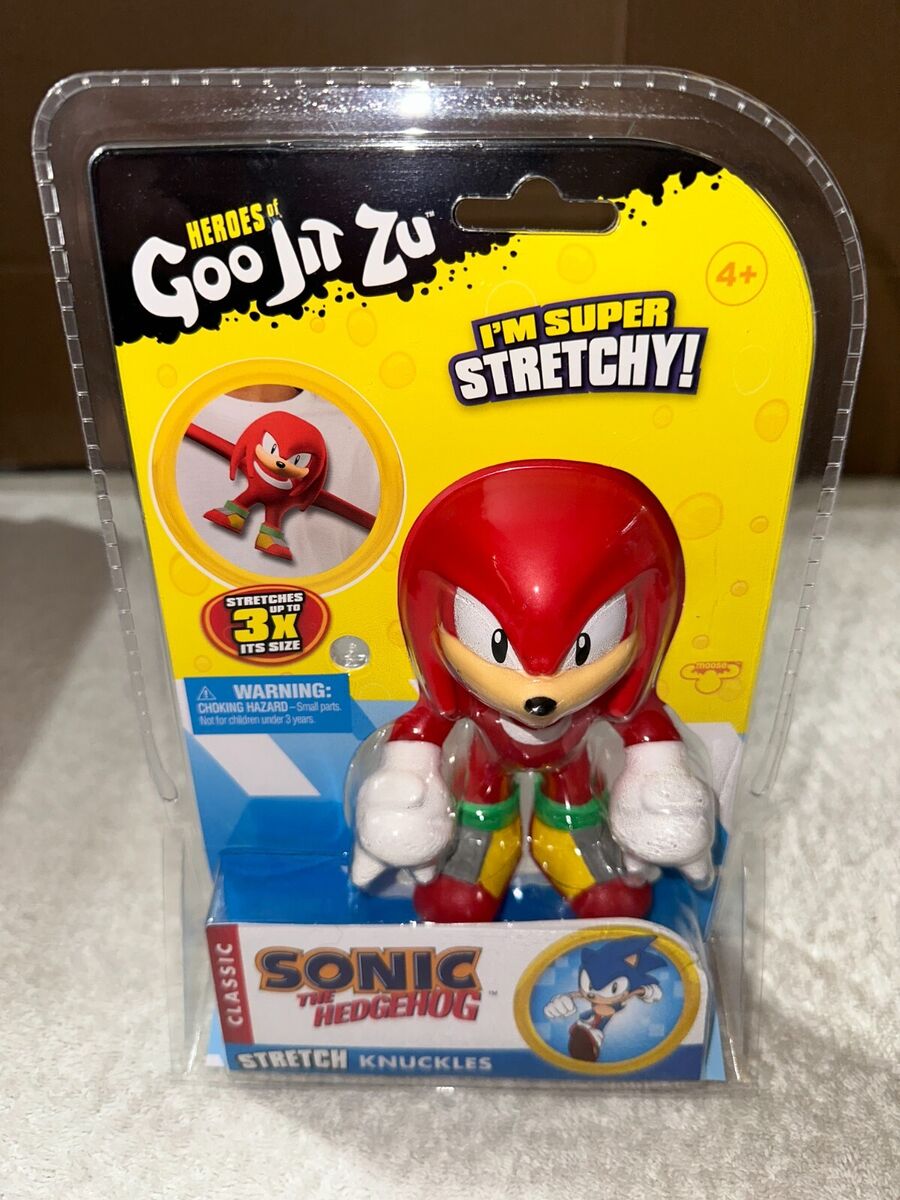 Boneco Sonic Clássico Goo Jit Zu Knuckles