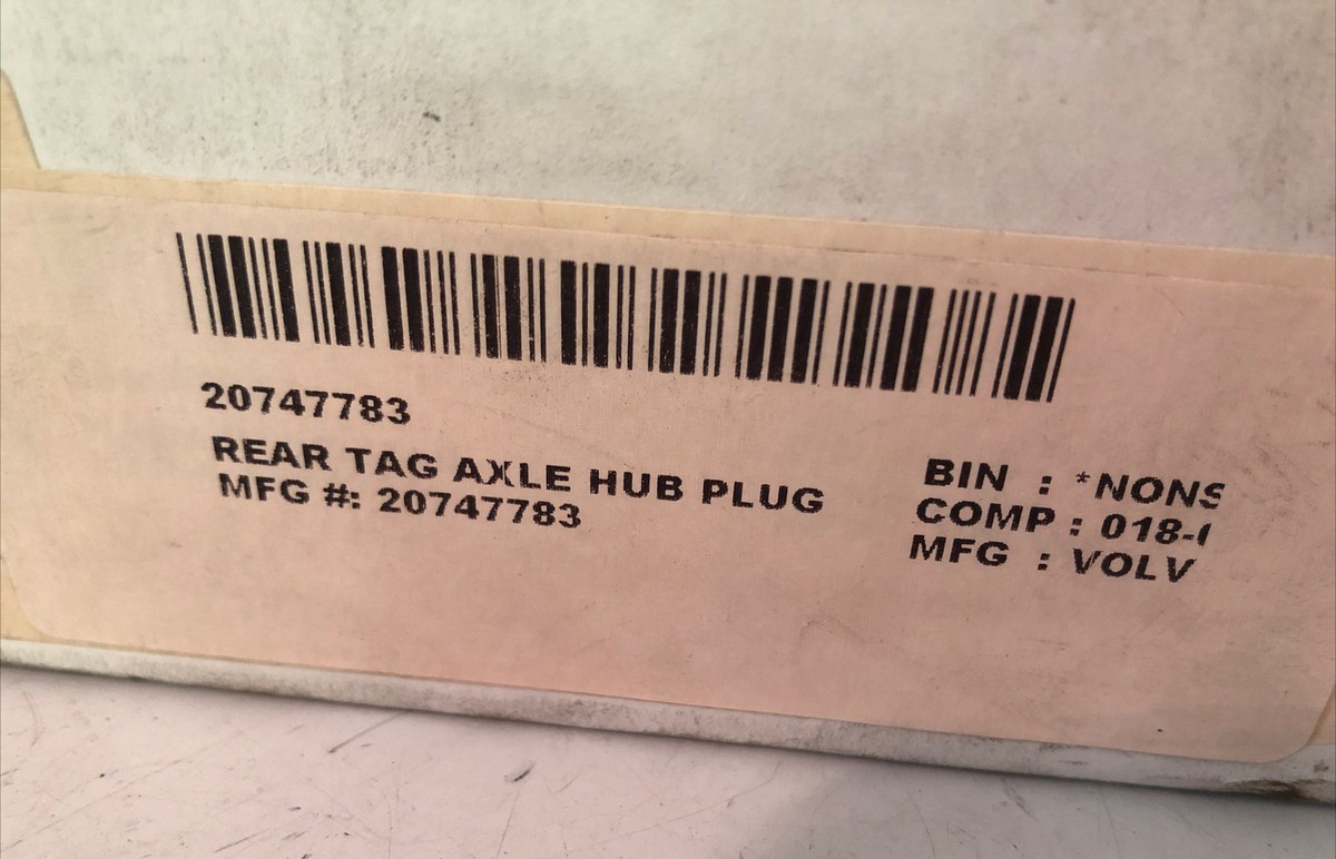 GENUINE VOLVO AXLE BUMPER TAG AXLE HUB PLUG 20747783 NEW | eBay