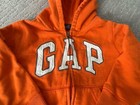 Baby Gap Logo Hooded Full Zip Orange  White Size 4T Boy Girl Unisex — photo 3