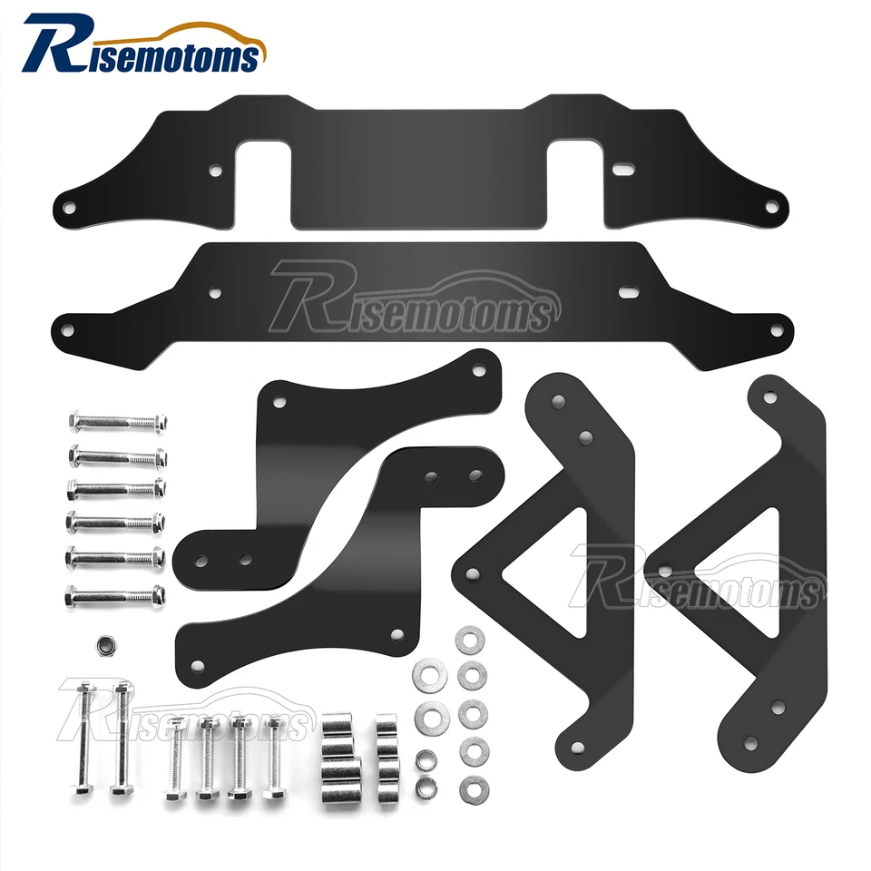 Kit de elevación negro delantero trasero 2-5" ajuste liso piloto POLARIS RZR 900-S / 900-4 15-16 Foto 2 de 4