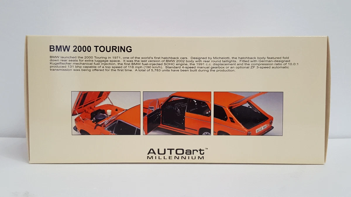 Autoart 1:18 BMW 2000 TOURING Orange