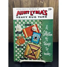 Vintage American Thread Co. Star Book No. 187 Aunt Lydia's Heavy Rug Yarn