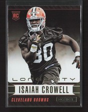2014 Panini Rookies & Stars Longevity Isaiah Crowell #139 Cleveland Browns
