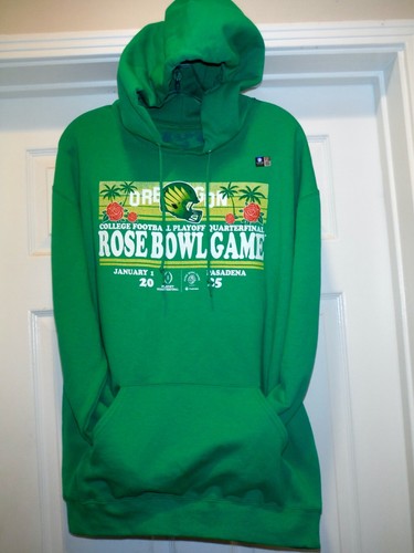 Oregon Ducks 2025 ROSE BOWL CFP SOLD @ GAME HOODIE SWEATSHIRT SHIPS OUT IN 1 DAY - Picture 3 of 4