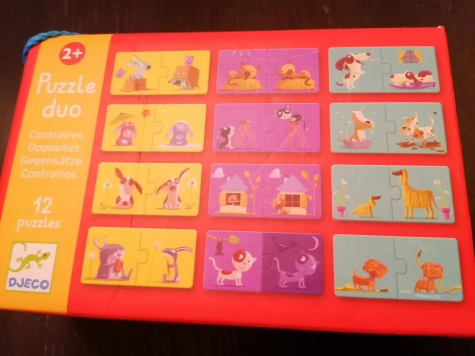 Puzzle Duo Djeco Opposti Contrari Contraires - Immagine 4 di 4