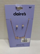 Claire's Tween Girls Gold Zodiac Sign Aquarius Necklace, Lobster Clasp