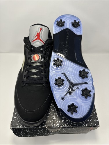SUPER RARE VNDS Size 15 - Air Jordan 5 Low Golf ‘Metallic’ (CU4523-003) 2020 - Picture 9 of 10