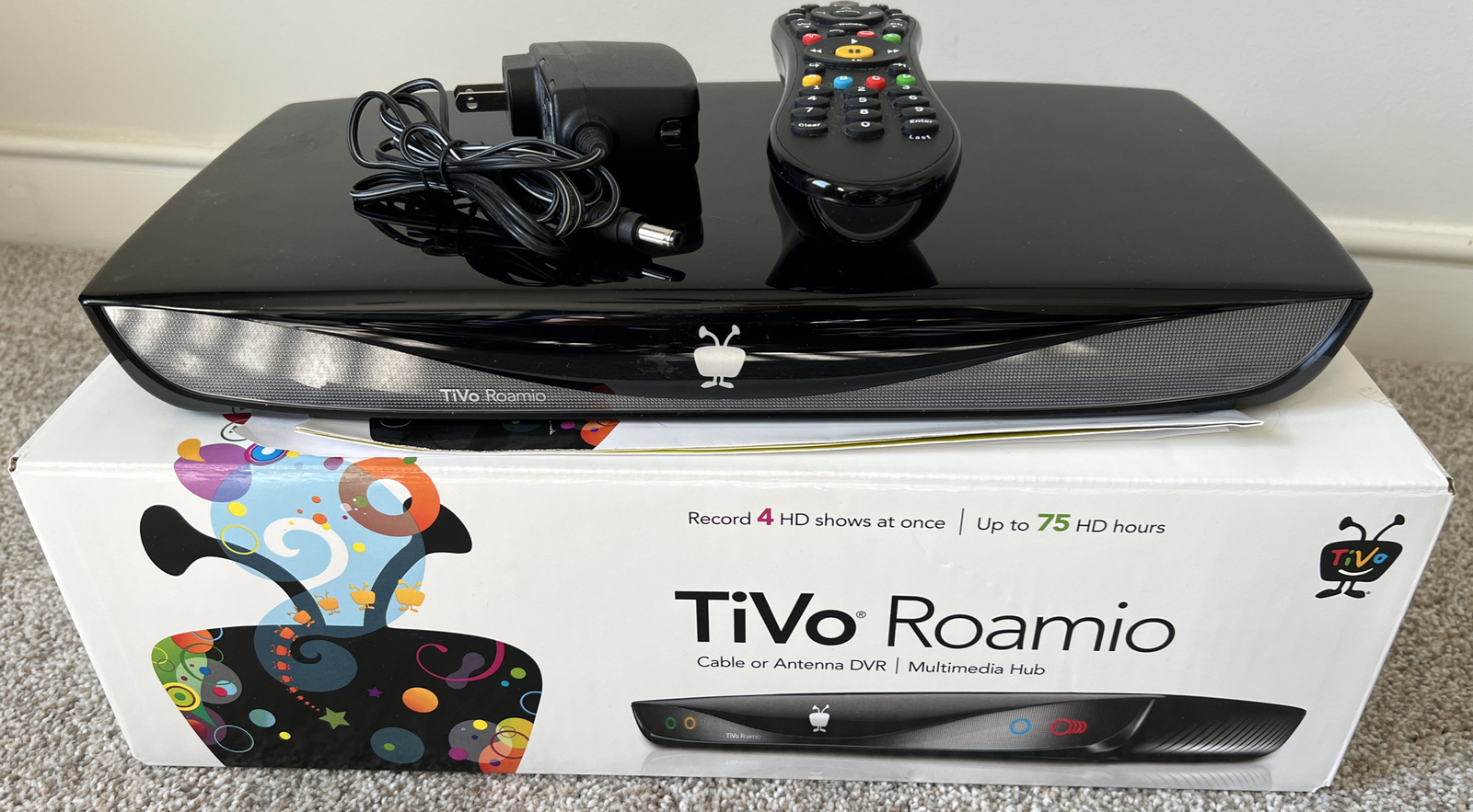 TiVo Roamio Series 5 TCD846500 500GB HD DVR W/ Remote & Power Supply eBay