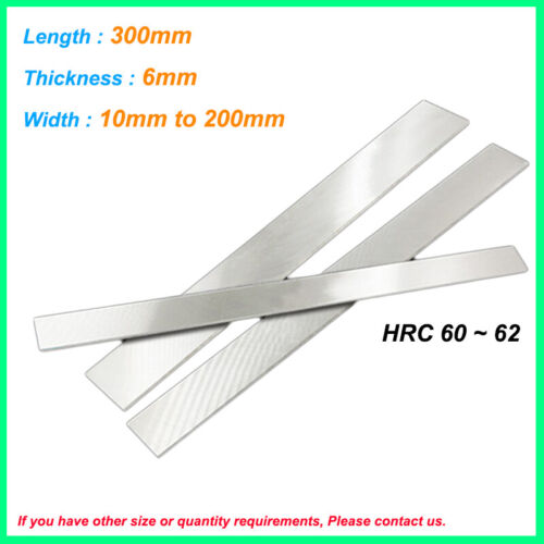thk 6mm HSS Steel Flat Square Bar Strip Length 300mm High Speed Steel Weld Mould - Picture 1 of 11
