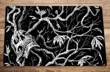 Fantasy Forest Trading Card Game MTG Playmat TCG CCG Mat Free Bag