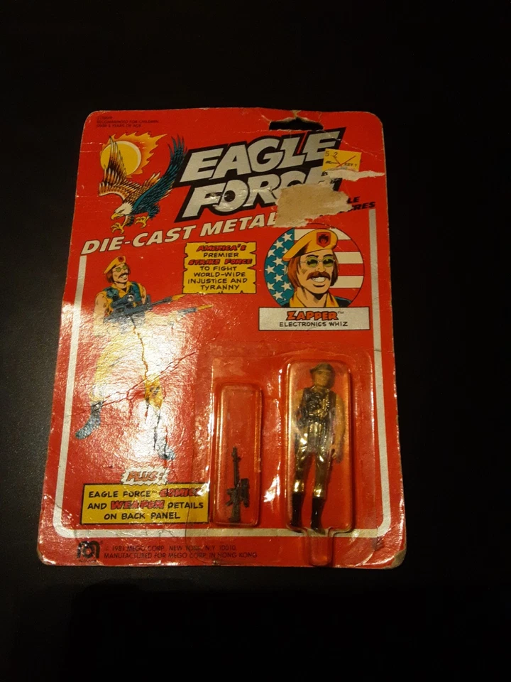Lote de figuras de metal fundido Eagle Force MEGO 1981 Foto 4 de 4