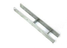 100 mm H-Tr&auml;ger Anker Pfostentr&auml;ger Pfostenhalter Pfostenanker Pfostenfundament