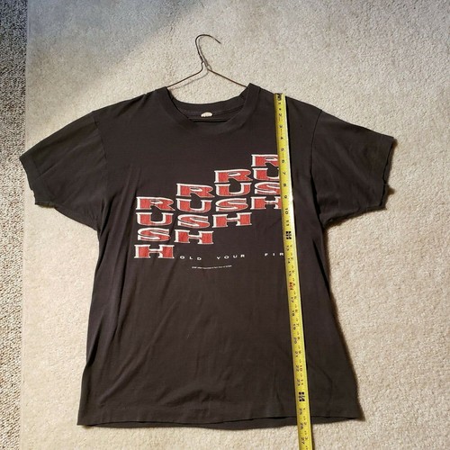 VTG 1987 Rush Concert T Shirt - Hold Your Fire Tour Buffalo, NY Single Stitch - Picture 10 of 12