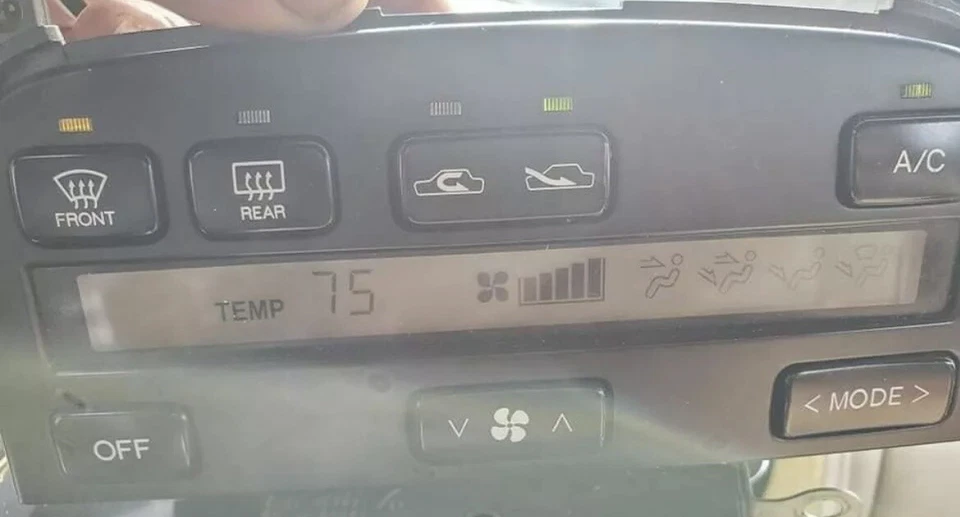 Módulo de interruptor de control de clima OEM LEXUS SC300 SC400 1992-1998 Foto 4 de 4