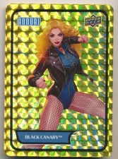 BLACK CANARY B-6 2023-24 Upper Deck DC Annual GOLD BACKSCATTERS SP
