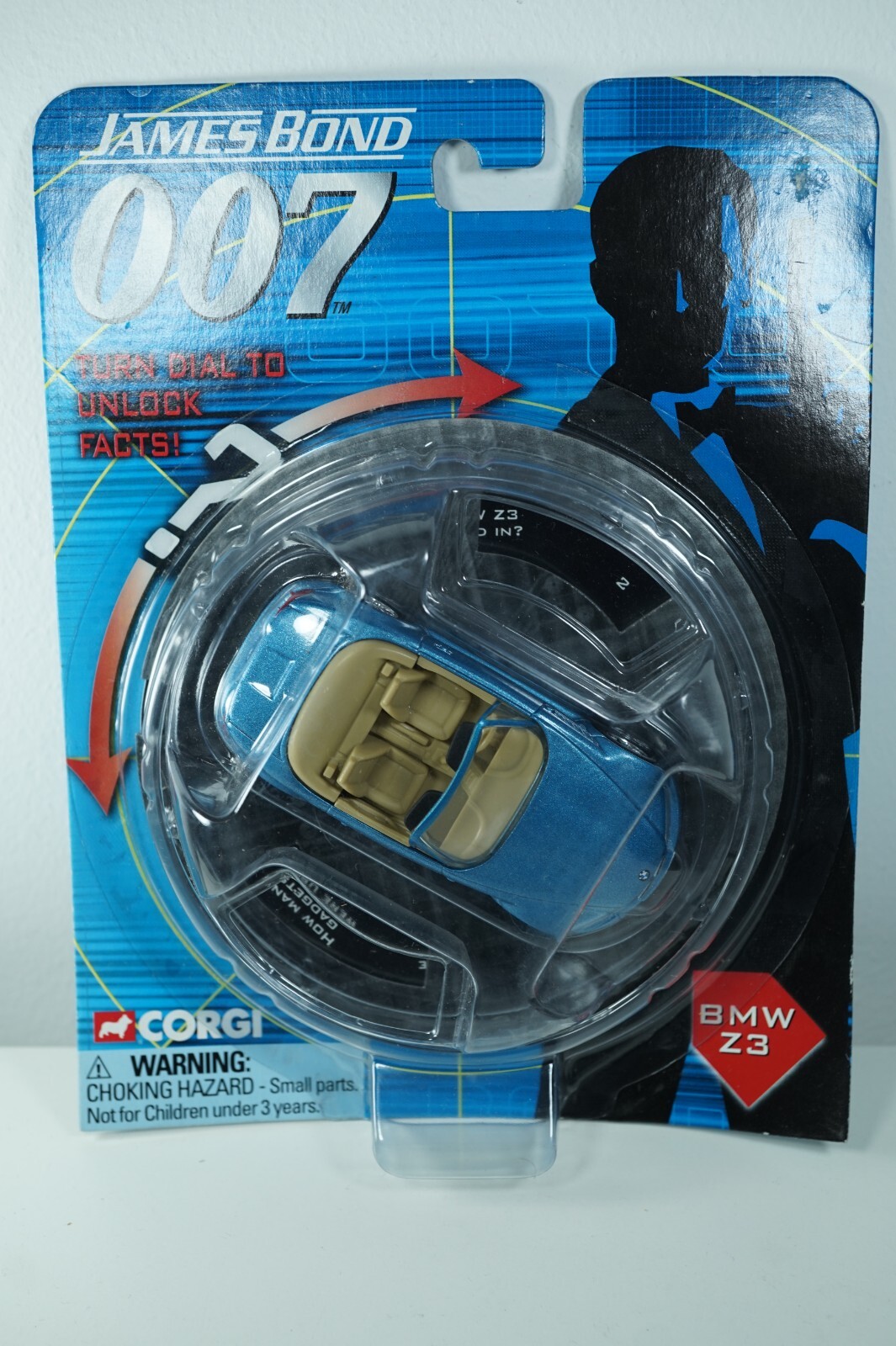 CORGI  - TY95502 James Bond 007 Goldeneye BMW Blue Z3 car 2006 MIB