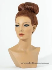 Greneker Mannequin Head Wig Heads VaudevilleMannequins.com Kinsley Asian Vintage