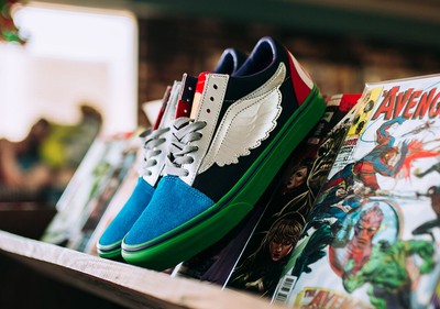 captain america vans shoes