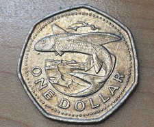 2000 Barbados 1 Dollar Flying Fish