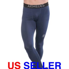 ARMEDES Men's Compression Pants Baselayer Cool Dry Sports Leggings AR 161