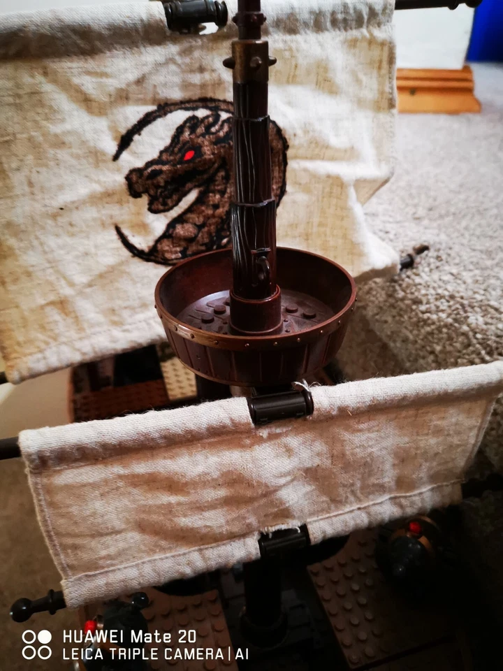 Rare 2003 Mega Bloks 9895 Probuilder Dragons Krystal Man-O-War Battleship minifi - Image 3 of 4