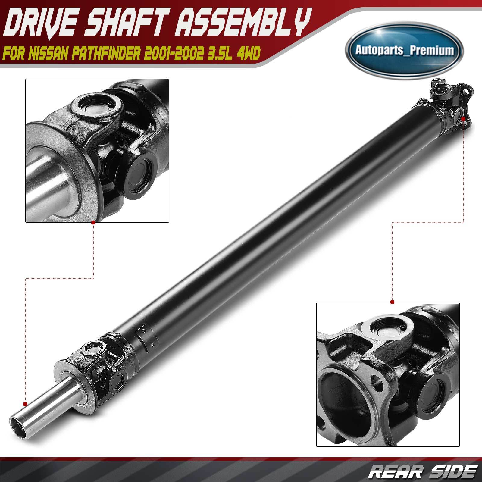 Rear Driveshaft Prop Shaft Assembly for Nissan Pathfinder 20012002 V6
