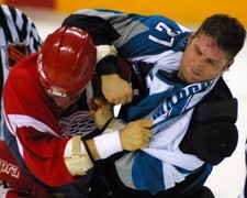 BRYAN MARCHMENT 8X10 PHOTO HOCKEY SAN JOSE SHARKS PICTURE NHL FIGHT