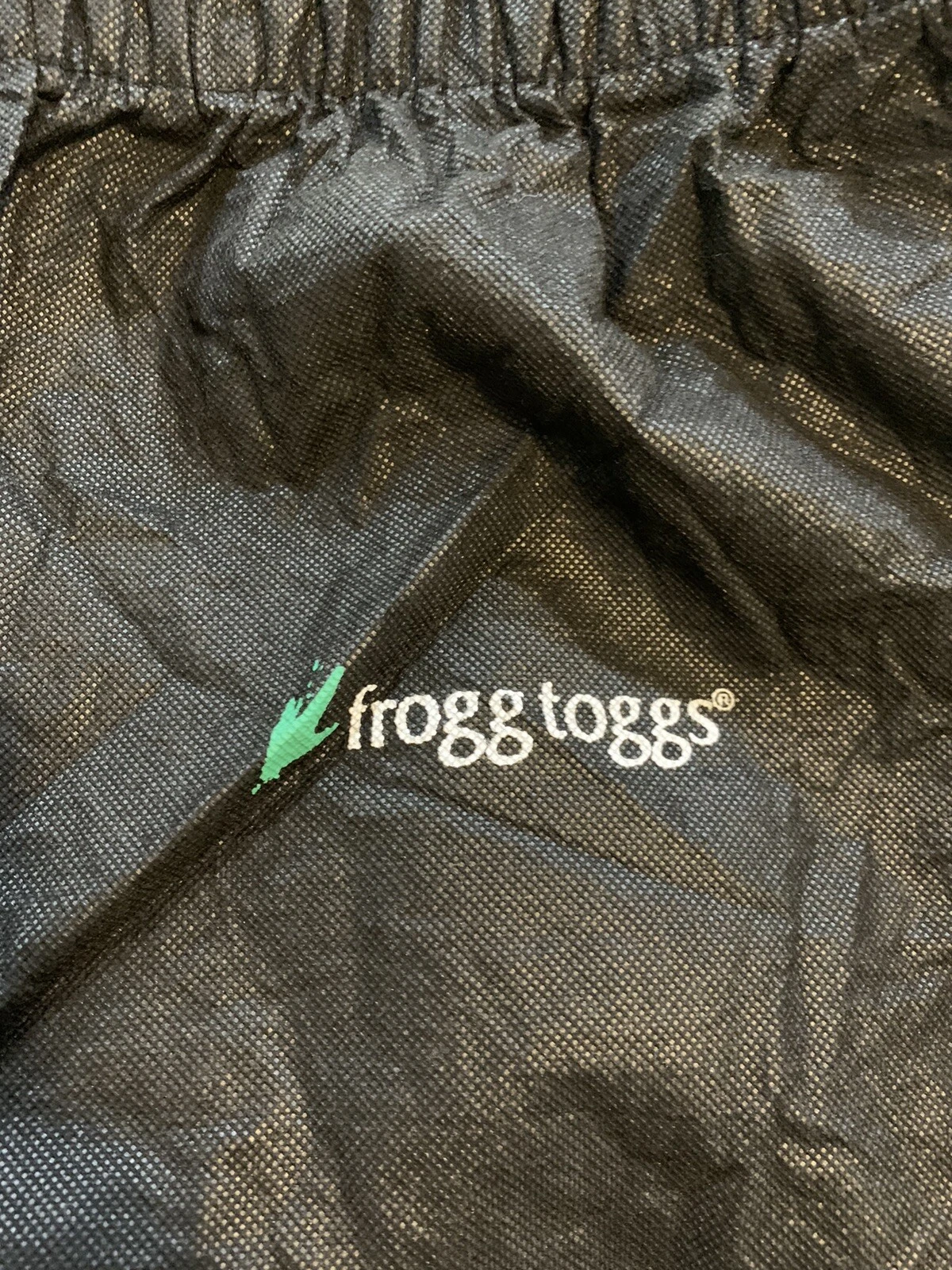 Frogg Toggs Reflective Pants Medium Black NEW Without Tags