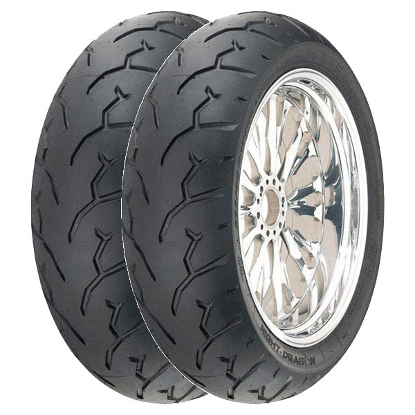TYRE PAIR PIRELLI MU85-16 77H + 130/90-16 73H NIGHT DRAGON