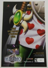 Maximo Ghosts to Glory Print Ad Game Poster Art PROMO Official Capcom PS2