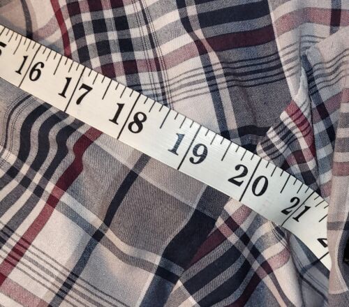 Vintage Plains Western Wear Shirt Mens (XL) Long Sleeve Pearl Snap Brown Plaids - Picture 4 of 6