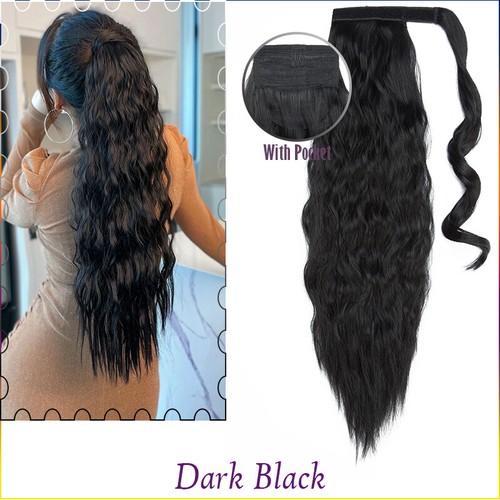 Ponytail Haarteil Clip in Pferdeschwanz Extensions wie Echthaar Haarverlängerung - Bild 87 von 110