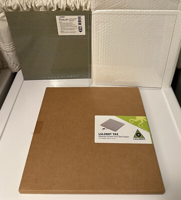 New Lulzbot Taz Modular Etched Print Bed Heater KT-HB0014, plus Glass & PEI