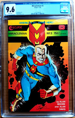MIRACLEMAN #3 CGC 9.6 White 1985 Alan MOORE