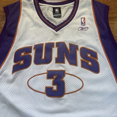 Stephon Marbury Authentic Phoenix Suns Men XXL White Clean Reebok