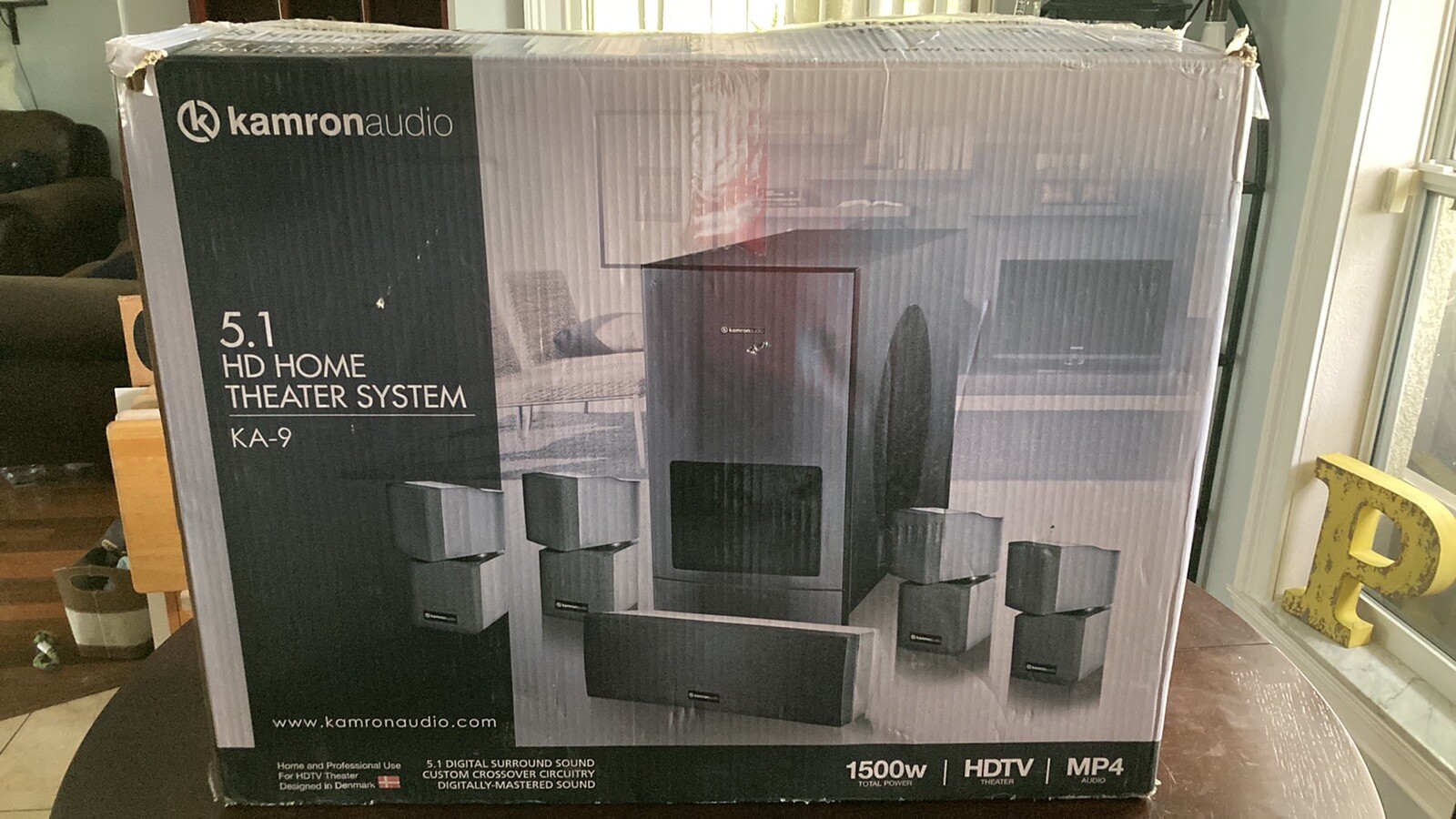 Kamron Audio 1500 Watt KA9 5.1 HDTV Home Theater System Used eBay