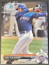 2017 Bowman Draft Chrome Base #BDC-179 Carl Stajduhar