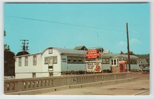 Postcard Effort Diner Effort, PA Phone Booth, Yuengling's Sign, 7 UP Sign