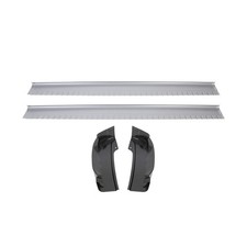 Rocker Panels Extended Cab  Cab Corners Compatible with 99-07 Chevy Silverad...